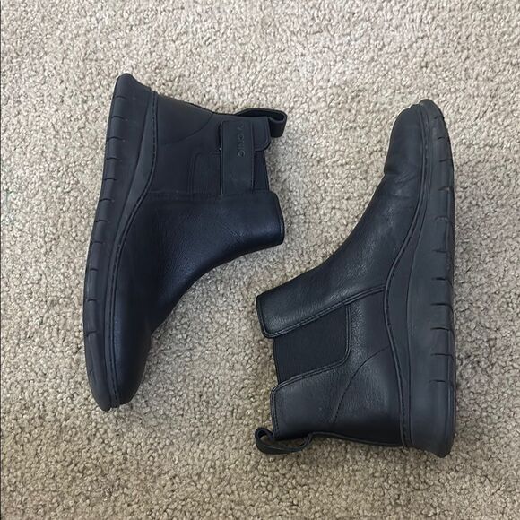 Black Ankle Boots VIONIC fresh Kaufman size 7 (EUR38) Chelsea women’s - Picture 10 of 11